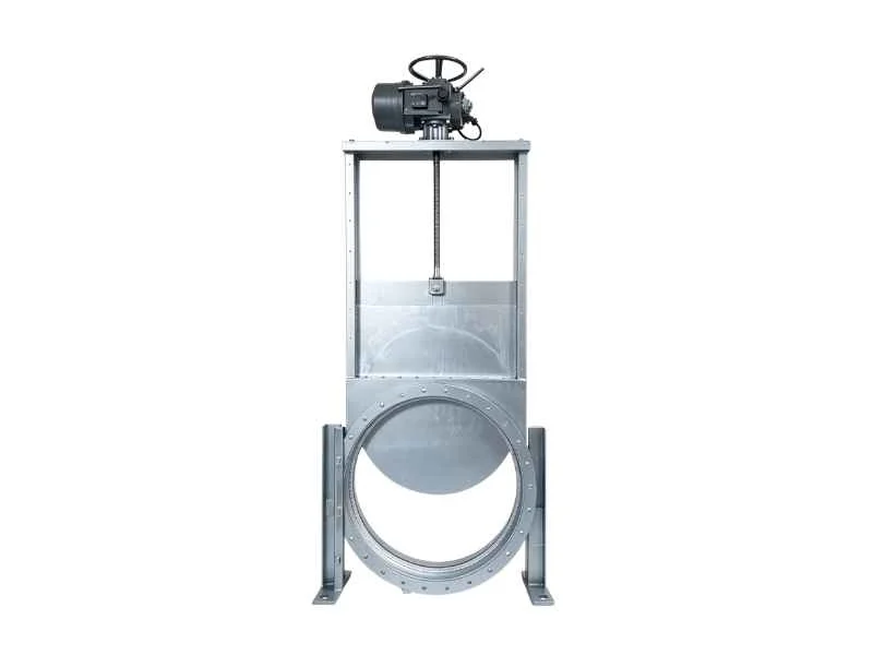 Industrial guillotine damper