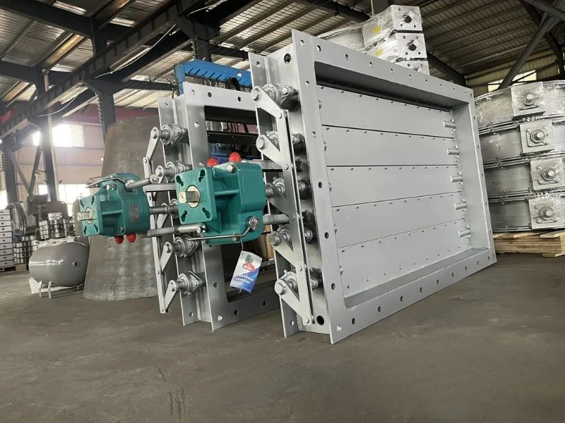 Industrial louver damper