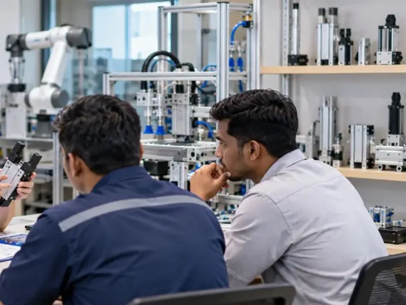 Industrial product installation guidance