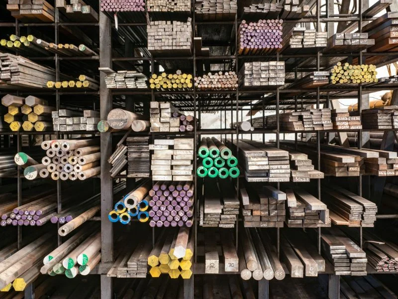 Industrial product material selection