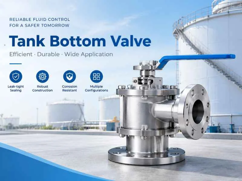 Industrial tank bottom valve