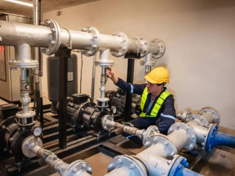 Industrial valve installation check