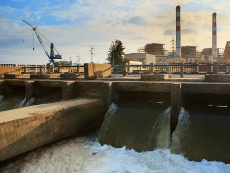 Industrial wastewater slurry system