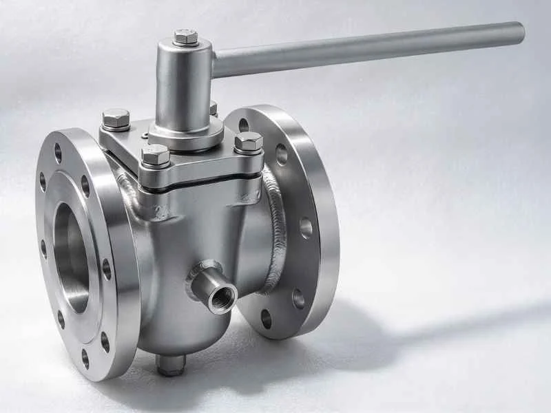 Jacketed plug valve