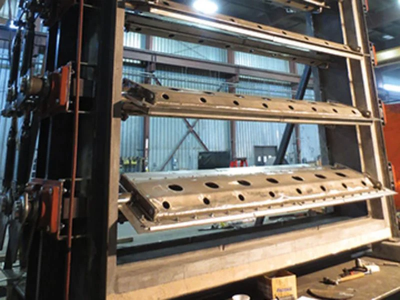 Louver damper for cement air duct