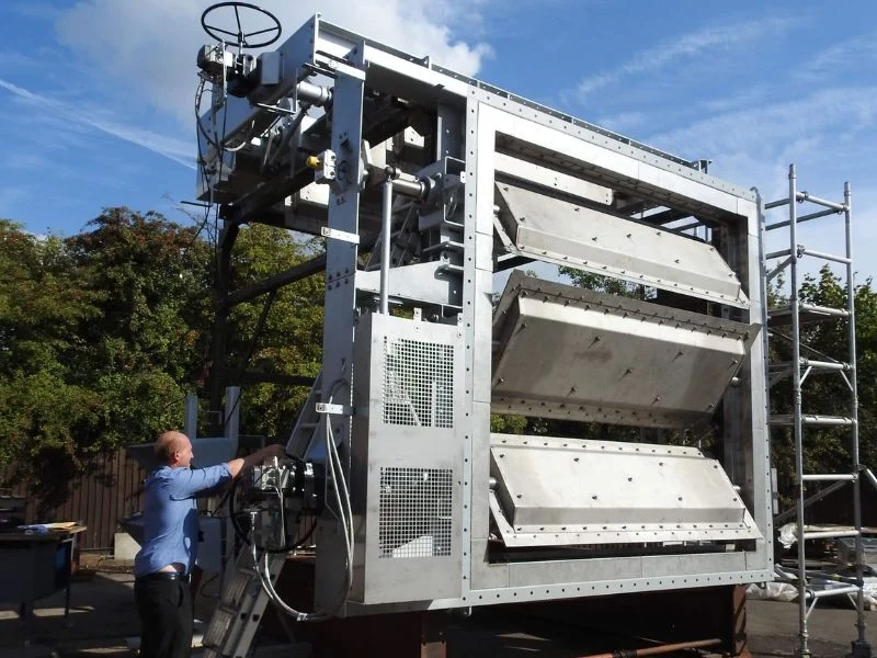 Louver damper quality inspection