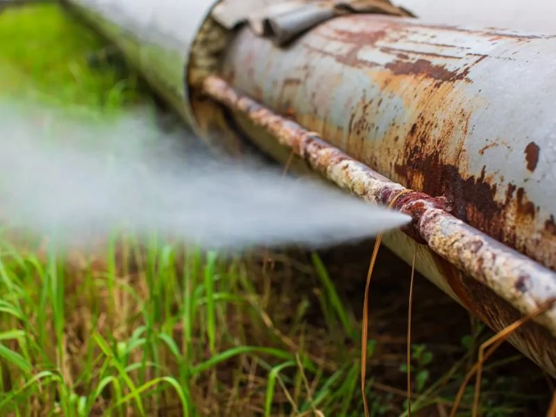 Material selection for corrosive gas