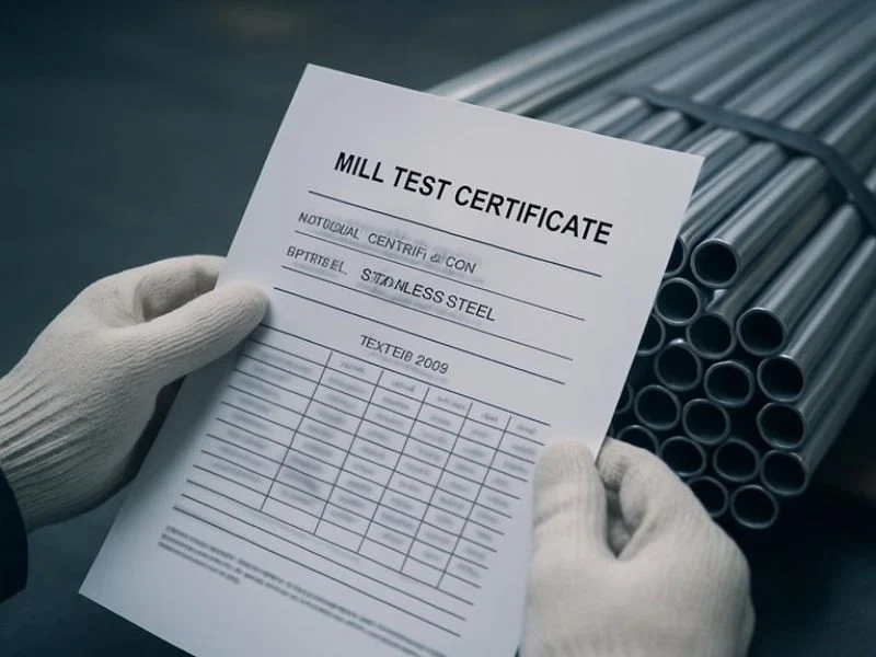 Material test certificate