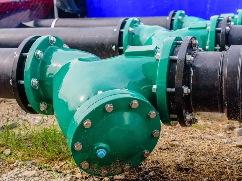 Pipeline strainer for water treatment