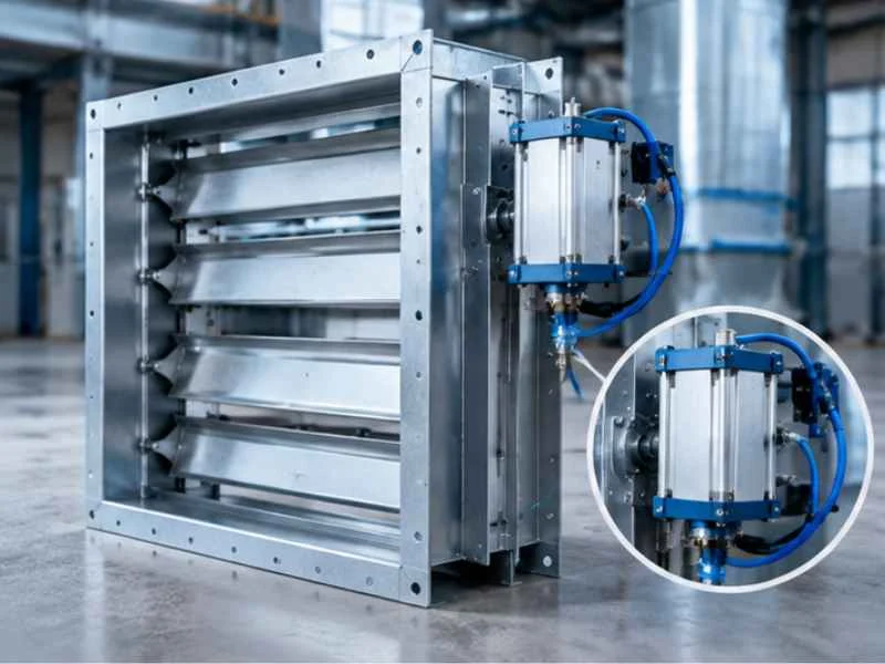 Pneumatic damper actuator