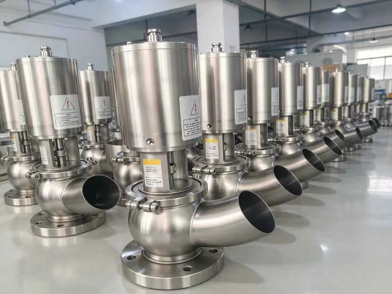 Tank bottom valve quality inspection