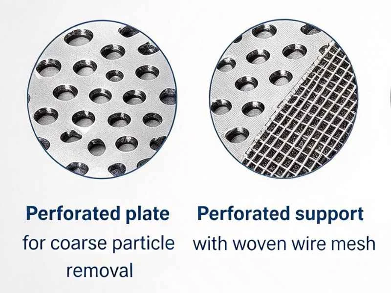 Tee strainer screen options