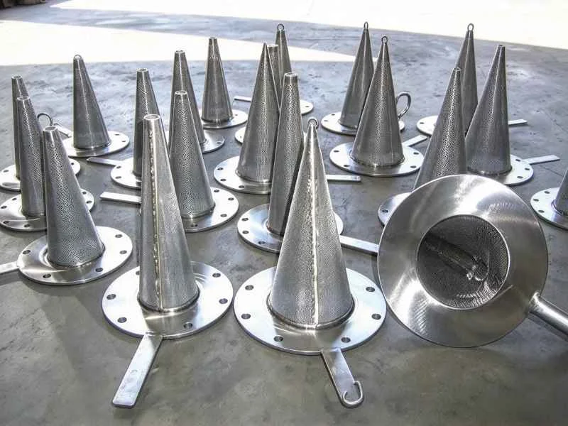 Temporary strainer screen options